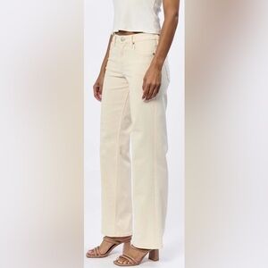 NWT Dear John Taylor High Rise Straight Leg Denim Jeans in Wheat. Size 32